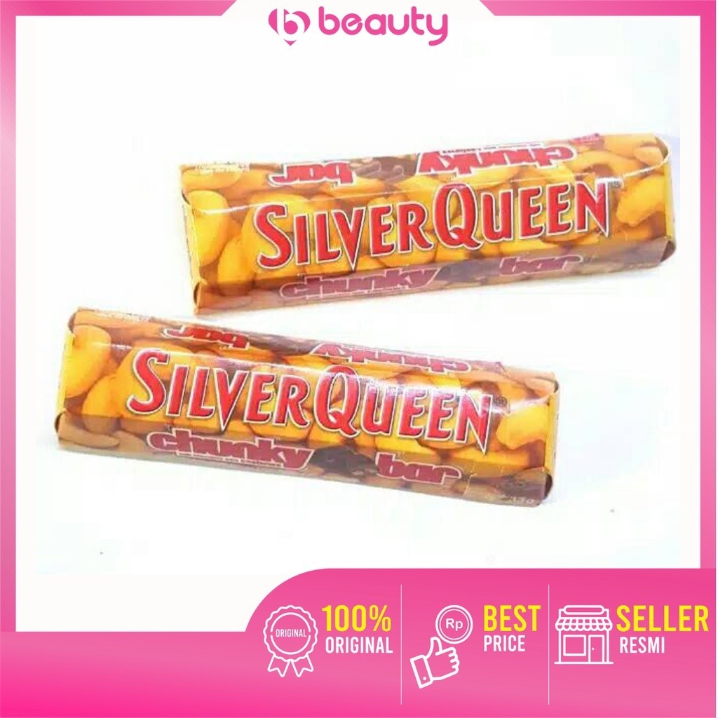 

Silver Queen Chunky Bar Cashew 33 Gr / coklat Silverqueen