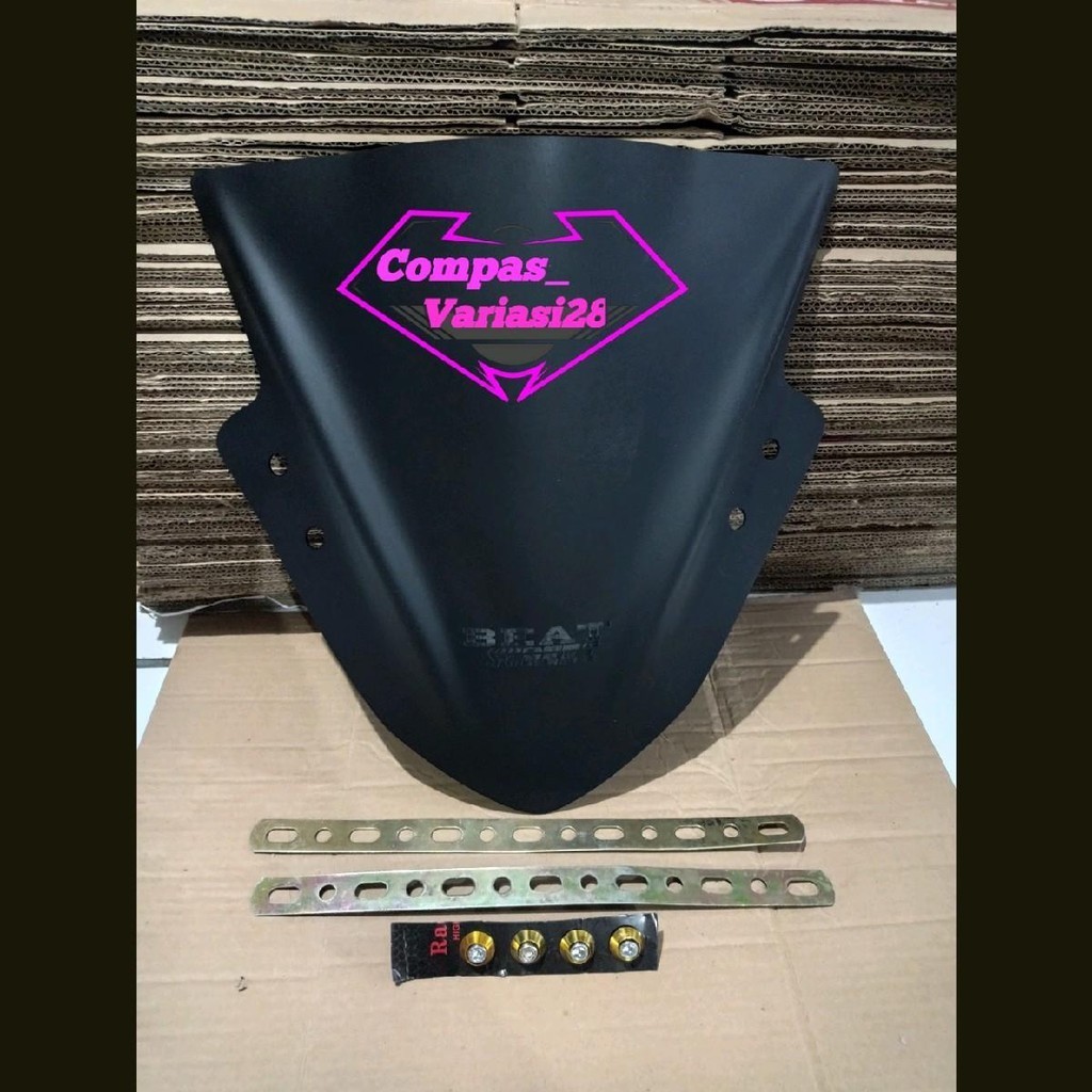 VISOR BEAT STREET NEW 2020 HITAM DOFF WINDSHIELD VISOR BEAT STREET NEW 2020 HITAM DOFF Motor