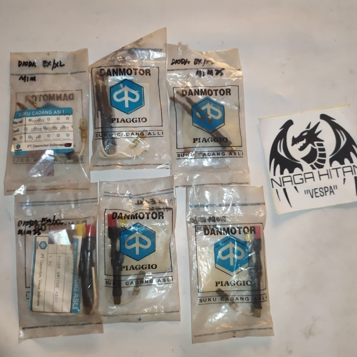 Diode Assy Vespa Corsa Original Nos Danmotor Biru