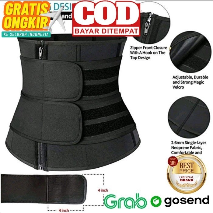 FITBOX Compression Boxer Celana Penyamar Lemak Perut DM