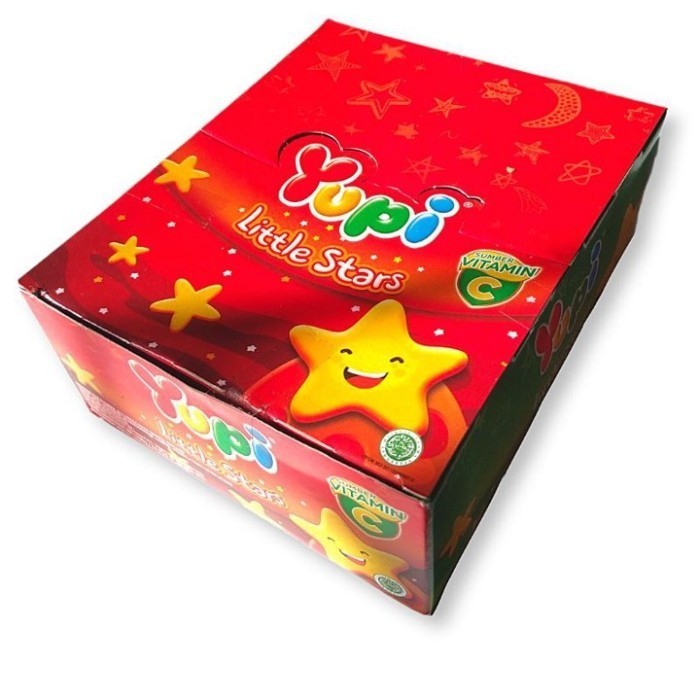 

Permen Gummy Yupi Little Stars 7g Isi 24pcs Cemilan Murah dan Enak