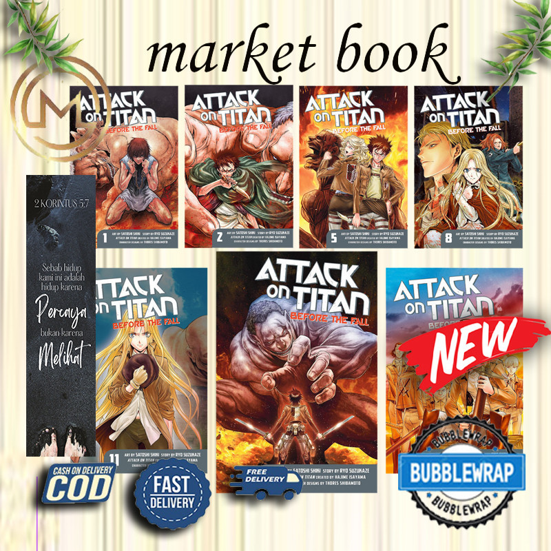 Attack on Titan: Before the Fall (17 book series), (English)