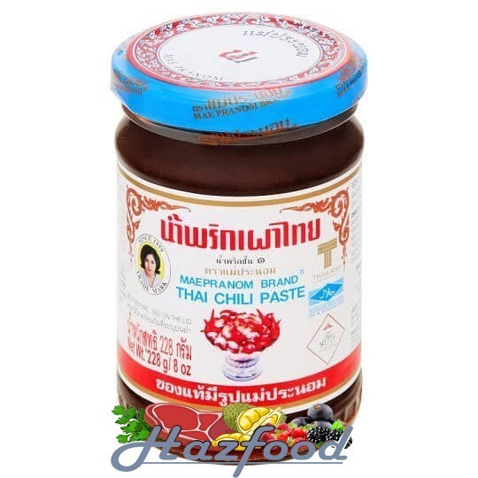 

Maepranom Brand Thai Chilli Paste Sauce 228g | Mae Pranom Pasta Sambal