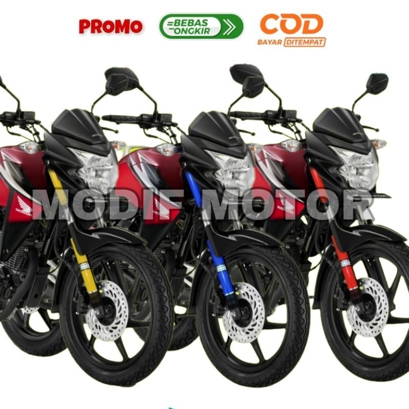 variasi motor megapro new, megapro mono megapro injeksi cover shock