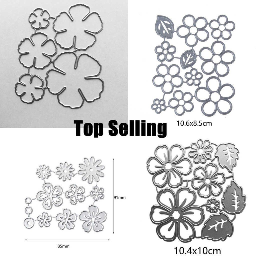 

2022 New Five Petal Flower Metal Cutting Dies Stencil Scrapbooking CYC DIY Album Stamp Paper Card Embossing Decor Craft