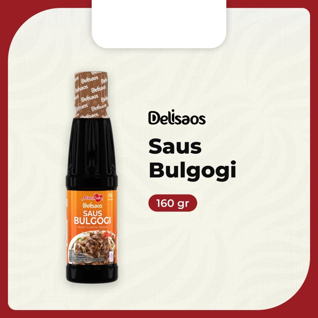 

✨ TOMOTOSTORE ✨ MAMASUKA Delisaos Saus Bulgogi 160 gr Saus Masakan Asia / Asian Cuisine Sauce