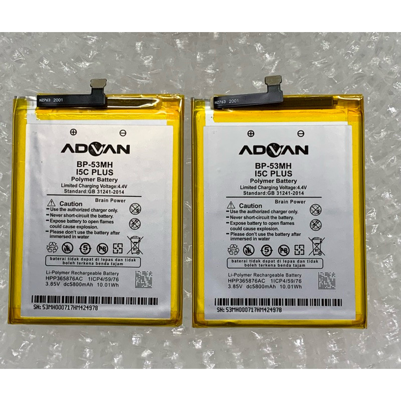 BATRE BATERAI ADVAN BP-53MH ADVAN G1 / G1 PRO / BATERAI i5C PLUS Best Seller BCP