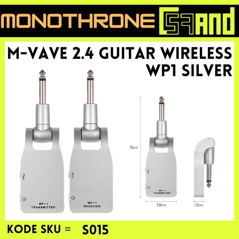 Muslady 2.4g gitar wireless transmitter receiver guitar system builtin