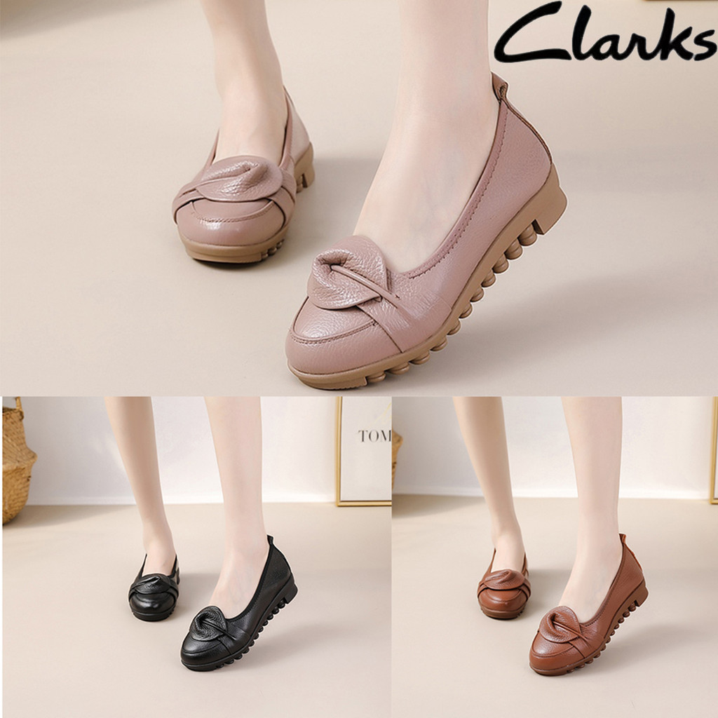 Clarks new Sepatu  pita woman  clarks wanita kulit asli /Sepatu Wanita melati