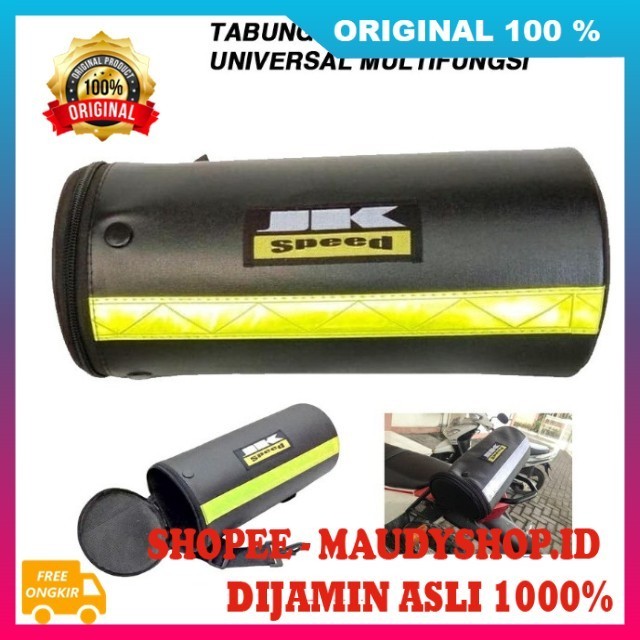 Tas Tabung Jas Hujan Motor Tas Mantel Sepeda Motor Tas Jas Hujan Motor Universal ASLI ORI