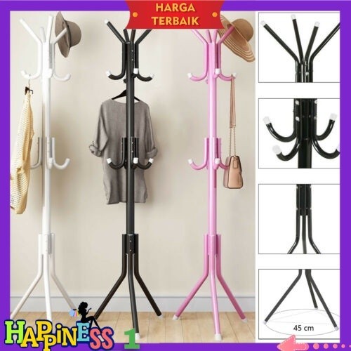 Stand Hanger Gantungan Baju Coatrack Gantungan Tas Dan Topi Tas Gantungan Aesthetic Stand Hanger Min