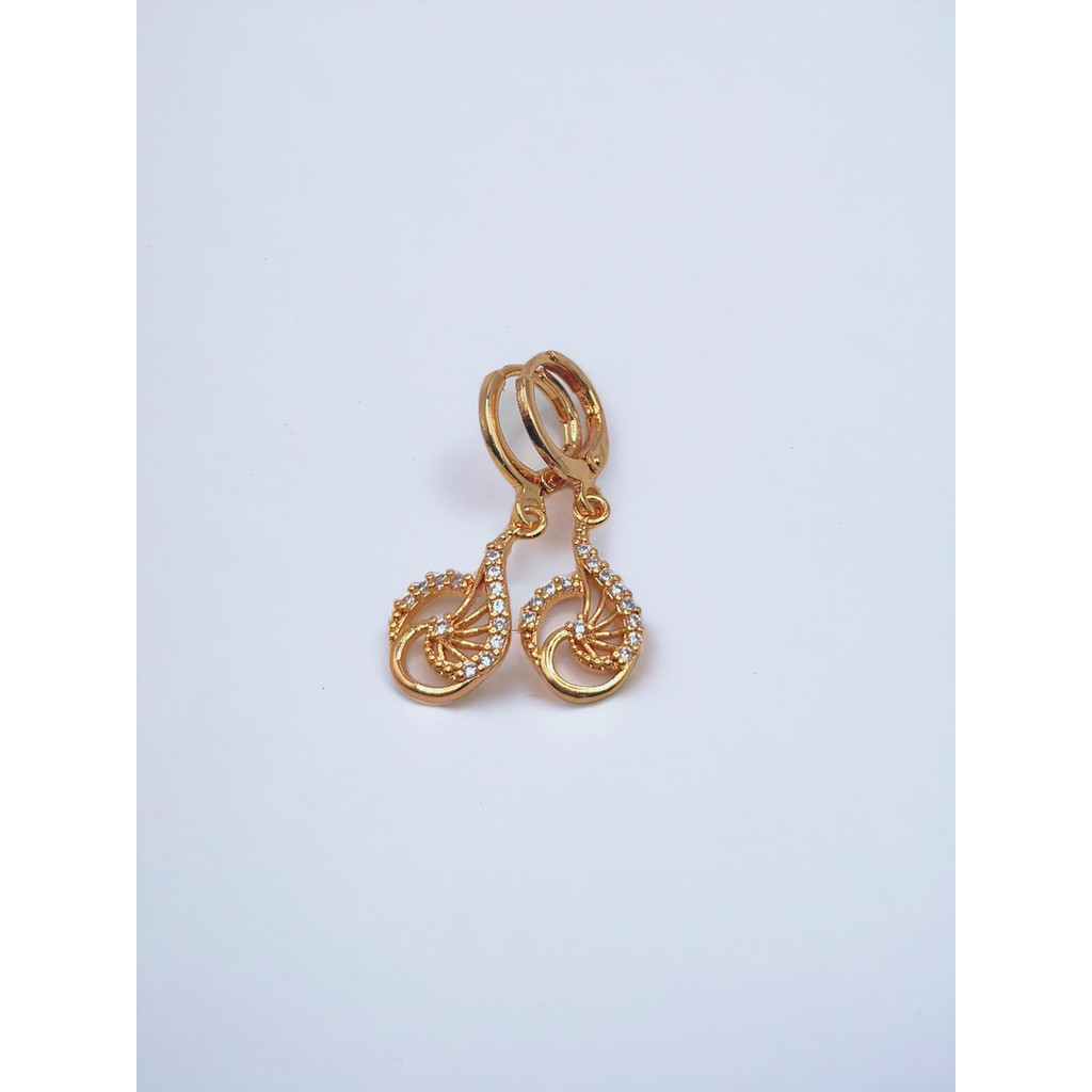 anting jurai wanita dewasa terbaru anting mata putih