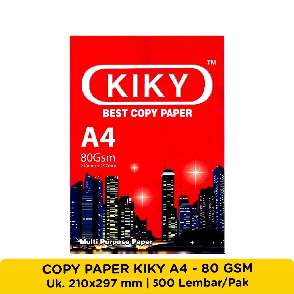 

Kiky Kertas HVS A4 80gsm