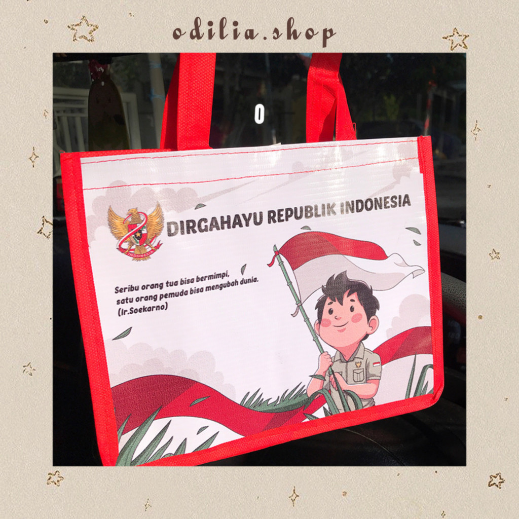 

Tas Tenteng Mini Kemerdekaan 17 Agustus 2024 Hampers Parcel Merah Putih Goodie Bag Lucu Hadiah Kado Snack Bjb Banjar Banjarbaru Odilia.Shop