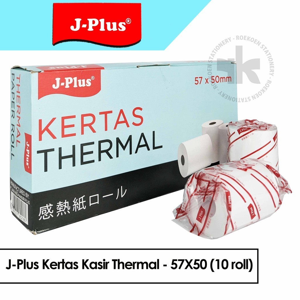 

J-Plus Kertas Kasir Thermal - 57X50 (10 roll)
