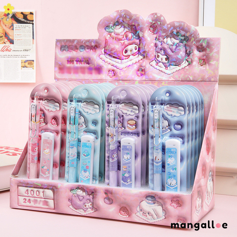 

【COD】 Set Pensil Penggerak Pensil Tulis Lucu Hati Anak Perempuan Pensil Penggerak Siswa MG