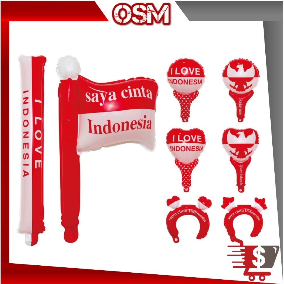OSM - 6333 Balon Kemerdekaan Indonesia / Balon HUT RI 17 Agustus / Balon Kemerdekaan 17 Agustus