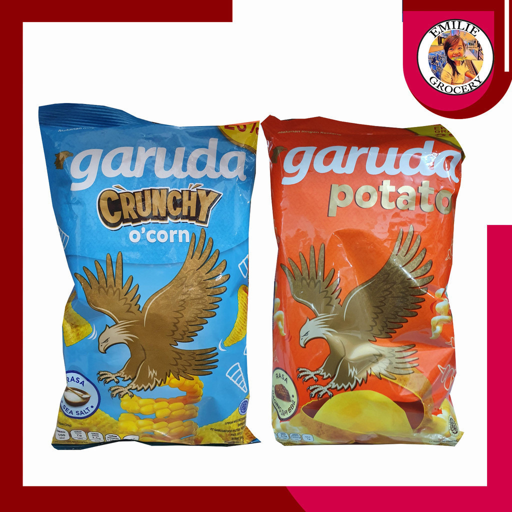 

Garuda Crunchy Potato O'corn O Corn 75gr 75gr Kacang
