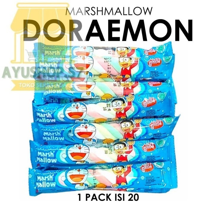 

MARSHMALLOW DORAEMON KEPANG PACK ISI 20 - AYUSHOP57