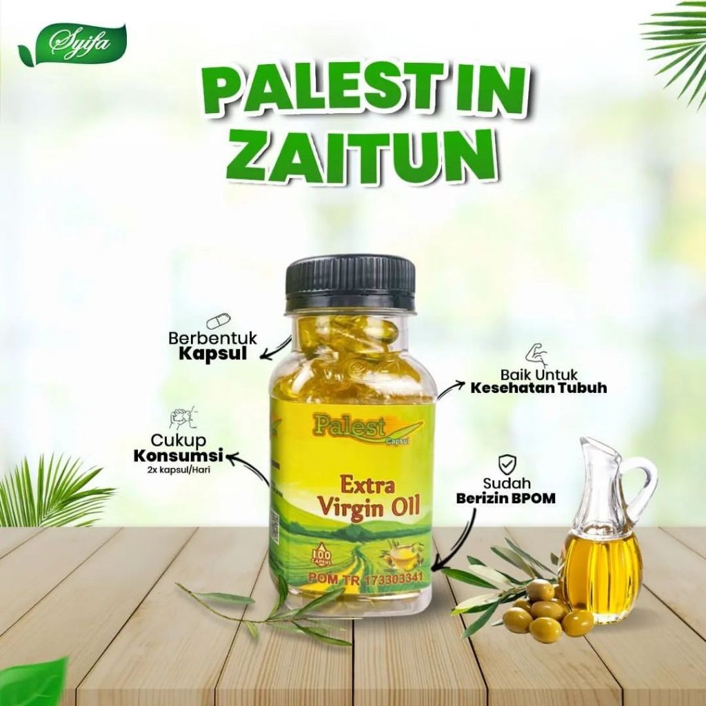 ALAMI MELANCARKAN PERSALINAN Minyak Zaitun Asli Murni Extra Virgin Palestin Kapsul Ibu Hamil