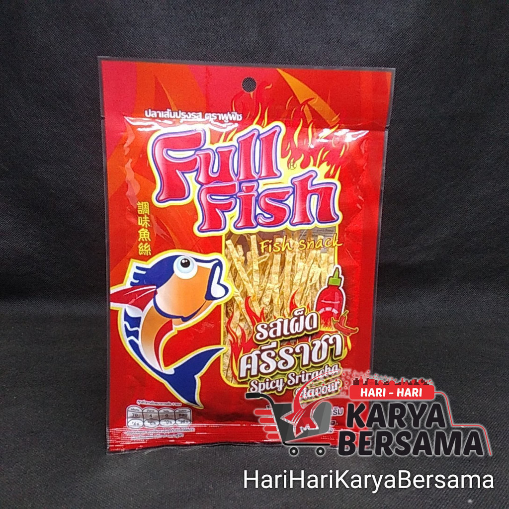 

FISH SNACK FULL FISH SPICY SRIRACHA FLAVOUR 21GR