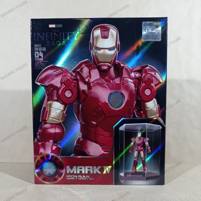 Vincent Action Figure Iron Man The Infinity Saga Iron Man Model Kit Original Mark 1 - Mark 7 - MK4