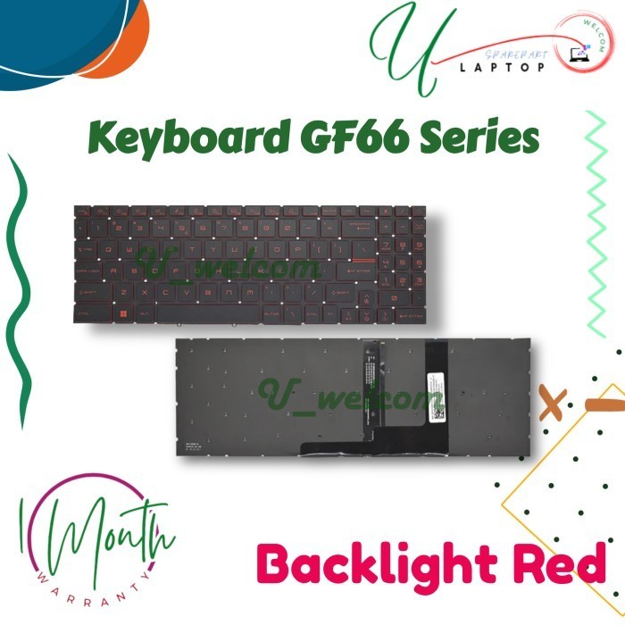 Keyboard Katana-GF66-1UD Katana-GF66-11UE Katana-GF66-1IUG Katana-GF66-11SC Katana-GF66-11UC Katana-