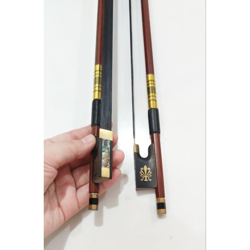 Bow biola Pernambuco hair bow hitam / Violin bow untuk pemain serius BFF