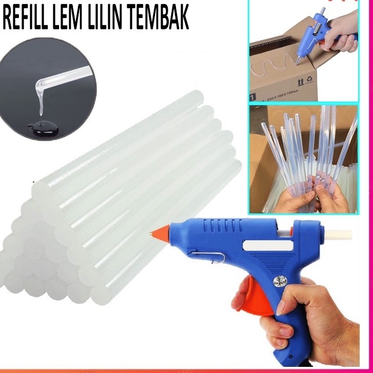 

1 KG Refill Isi Ulang Lem Tembak Kecil Diameter 7mm panjang 19 cm