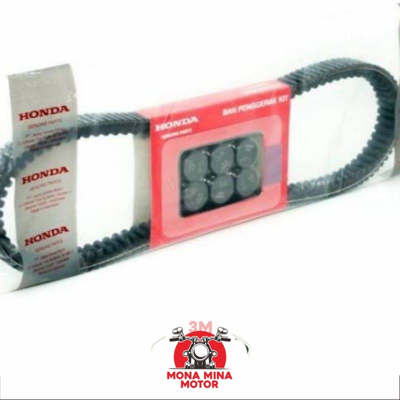 Vanbelt Assy Plus Roller Honda Genio Beat New Beat Deluxe Beat Street Scoopy New Motor Sparepart
