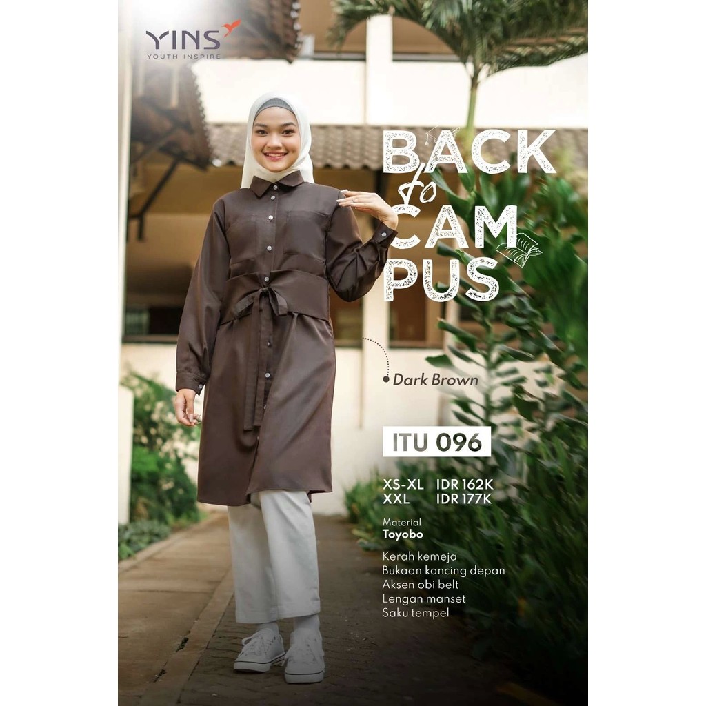 Nibras_Bandung - Tunik Simple Kekinian Itu 096 Atasan Muslim Wanita By Nibras