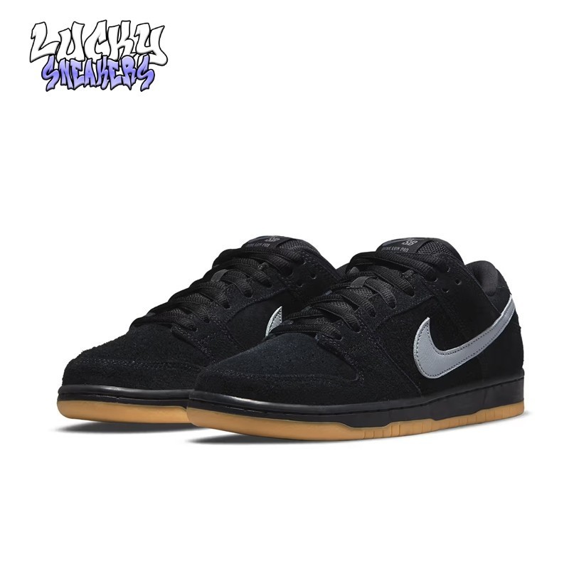 Sepatu Nike SB Dunk Low Pro Fog Black Grey Gum