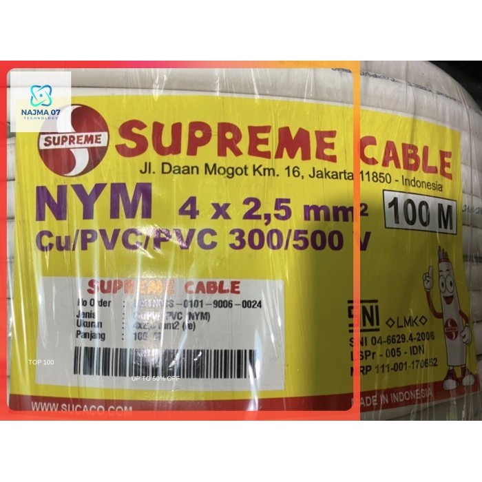 Kabel SUPREME NYM 4x2.5 100meter