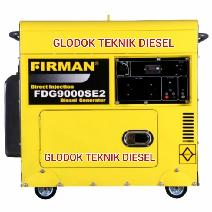 Genset Silent Firman 6500 watt FDG9000SE2 Diesel Solar ORIGINAL