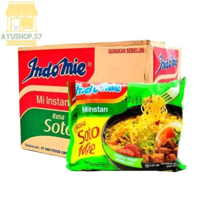 

Indomie Soto Mie [70 gr/ 40 pcs/ Dus] - AYUSHOP57