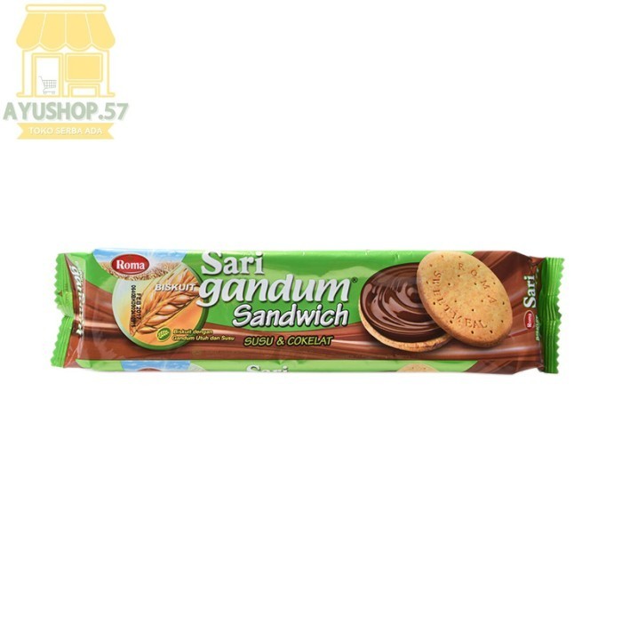 

Roma Sari Gandum Coklat [115 g] - AYUSHOP57