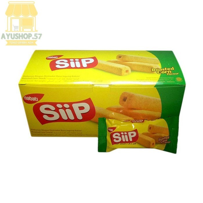 

Richeese Siip Roasted Corn - Jagung Bakar [6.5 gr/ 20 pcs/ Box] - AYUSHOP57