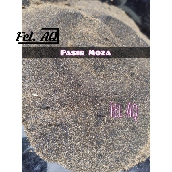 Pasir Moza 1kg Sand Aquascape Halus Hitam