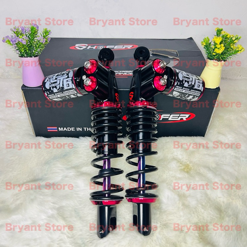 SHOCK BREAKER SHAFER 007 330MM TABUNG ATAS NMAX AEROX PCX 150 PCX 160 KLIK REBOUND FUNGSI  SHOCKBREA