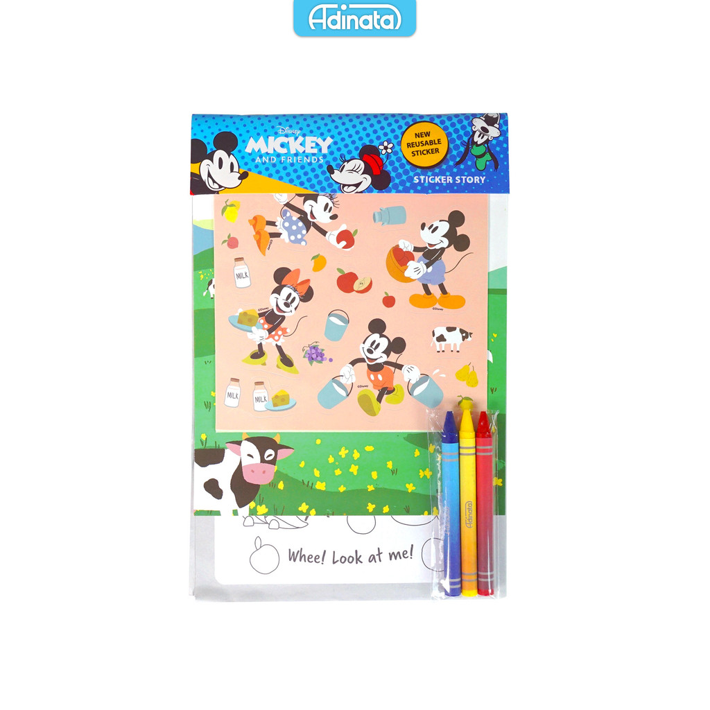 

Minnie Sticker Story Book 2401-6701 - Adinata / Stiker