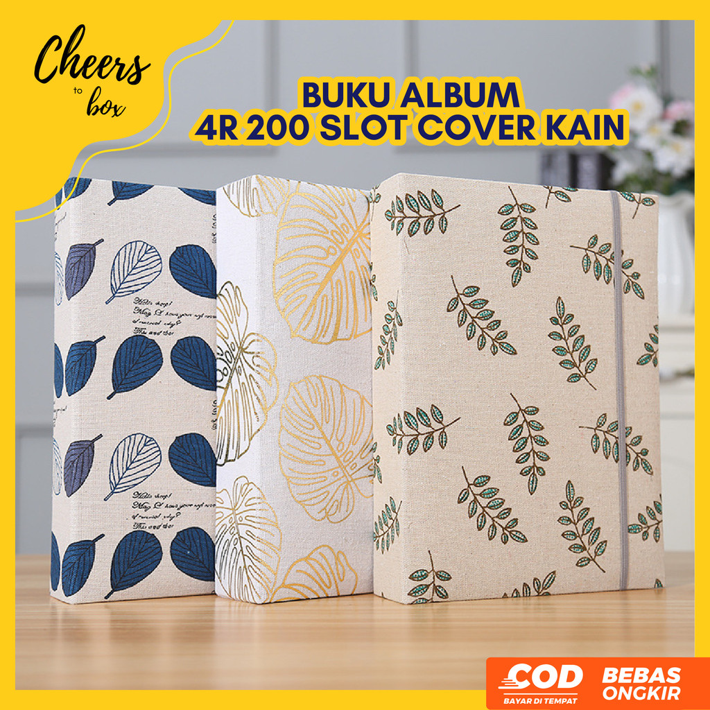 4R 200 SLOT BUKU ALBUM FOTO POLAROID / ALBUM 200 FOTO / BUKU ALBUM / PHOTO ALBUM