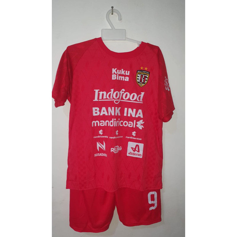 setelan jersey anak bali united / seragam bola liga 1 indonesia kids