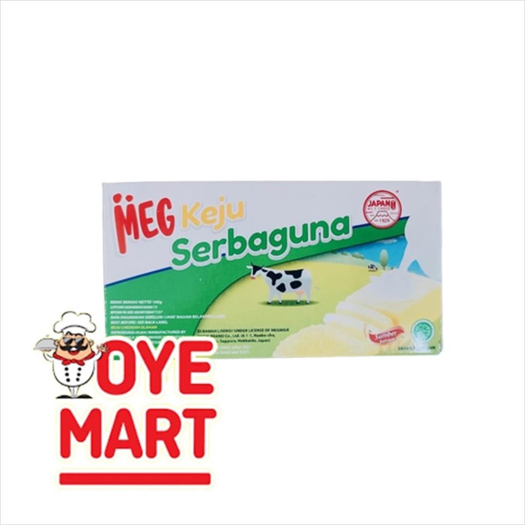 

MEG KEJU SERBAGUNA 165GR / KEJU CHEDDAR OLAHAN