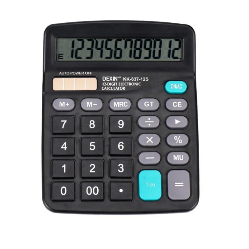 

1/2PCS Energy Saving Financial Calculator 5th Battery Solar Energy Solar Computer Desktop Professionally Special Calculator