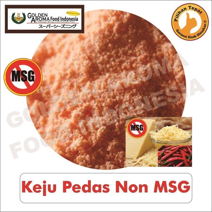 

Bubuk Tabur Rasa Keju Pedas non msg 500gr bumbu Serbaguna Murah Halal Spicy cheese non msg 1/2kg