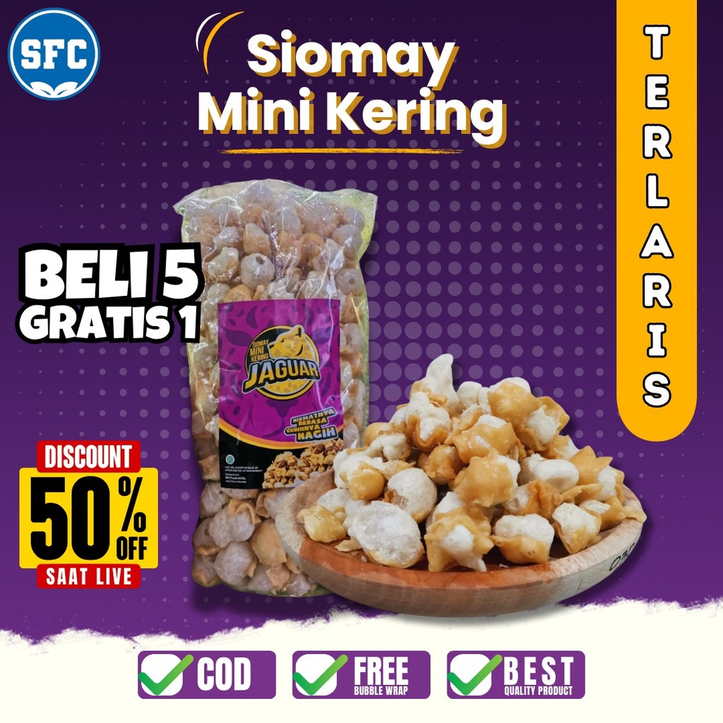 

SIOMAY KERING MINI 1KG BANDUNG PEDES TERMURAH TOPING BASO ACI SOMAY KERING BANDUNG SEBLAK INSTAN