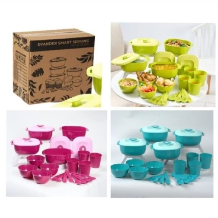 PRASMANAN SET EVANDER SERVING WADAH MAKANAN