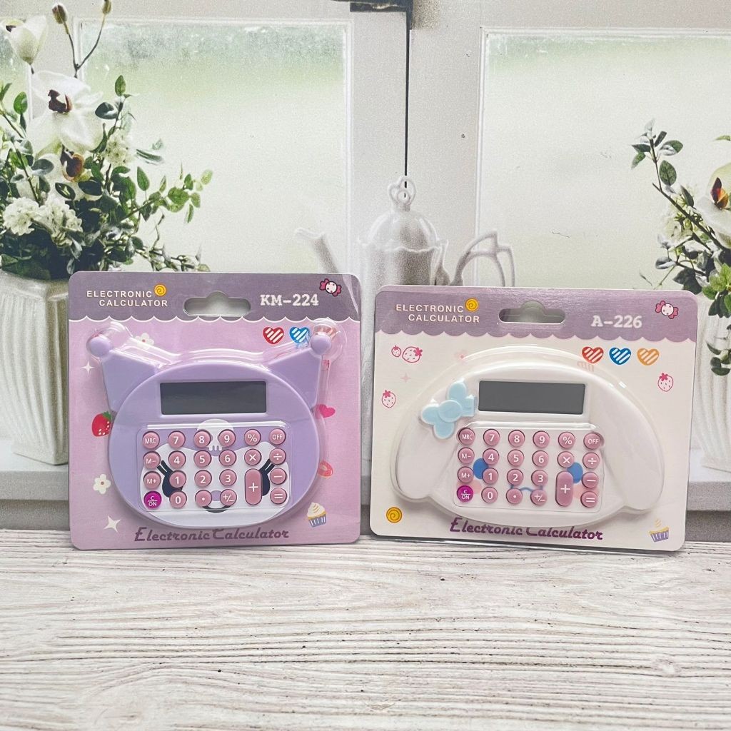 

Kalkulator Sanrio 8 Digit Kuromi Cinnamorol Imut Lucu FREE Baterai / Calculator Angka Super Cute Unik Alat Tulis Sekolah Anak Kekinian ATK Fancy