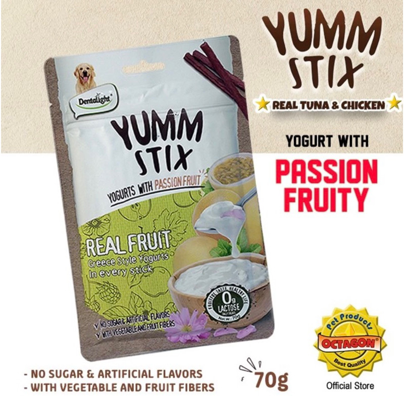 

Dentalight Yumm Stix Yoghurt With Passion Fruity 70gr