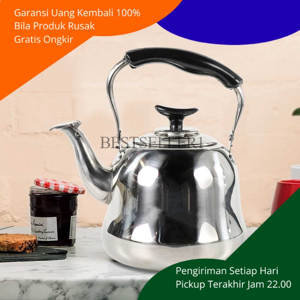 Teko Pitcher Set Ceret Masak Rebus Air Wadah Minum Es Teh Kopi Tahan Panas Dan Dingin Bunyi Siul Sta